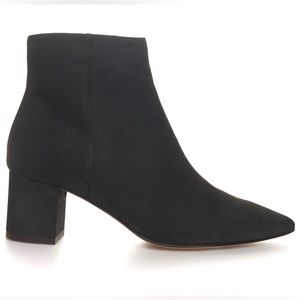 NWOB L'AGENCE Jeanne Suede Block heel Booties, Size 9.5